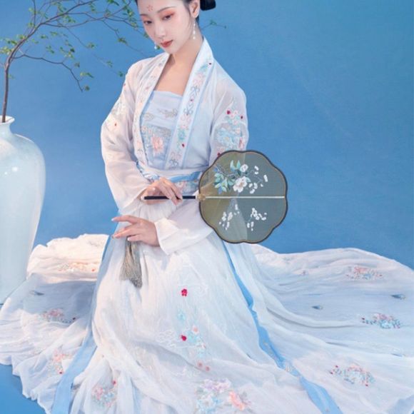 Peacock Dance Gown | Traditional Dress Hanfu - Picture 3 of 8